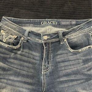 Grace Women's Denim Easy Fit Jeans